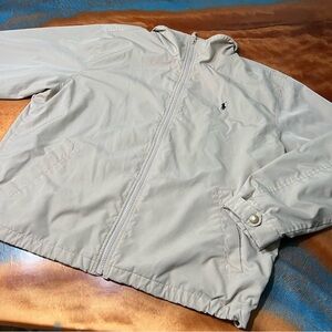 Vintage Polo by Ralph Lauren Khaki Windbreaker lightweight jacket XL